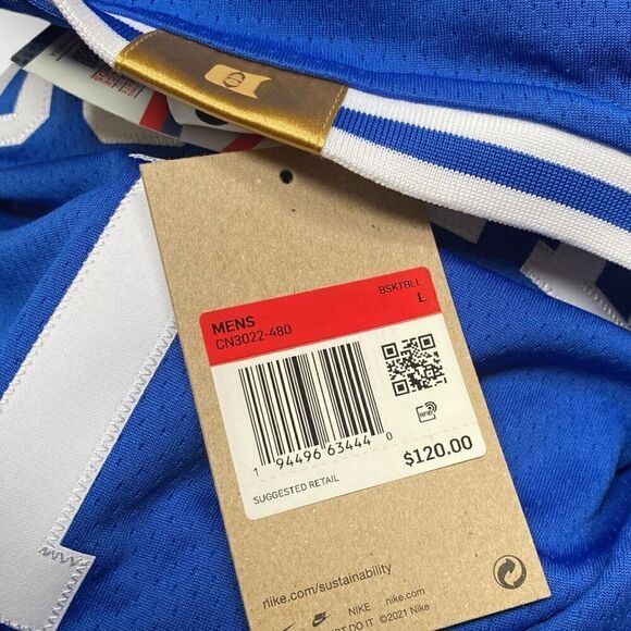 Nike Dri-FIT Elite Duke Zion Williamson Basketball Jersey CN3022-480 size L (d)